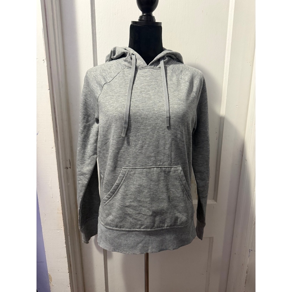 Athletic Works Heather Gray Hoodie XS Raglan Sleeve Pullover Sweatshirt